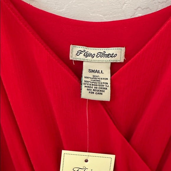 Flying Tomato Vibrant Red Dress NWT - Picture 4 of 5